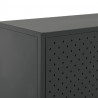 Szafka, antracytowa, 80x35x135 cm, stal