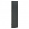 Parawan 5-panelowy, antracytowy, 200 x 180 cm, stalowy