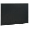 Parawan 6-panelowy, czarny, 240 x 180 cm, stalowy