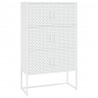 Szafka, biała, 80x35x135 cm, stal