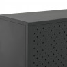 Szafka, antracytowa, 80x35x135 cm, stal