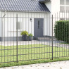 Ogrodzenie Ogrodowe 4 pcs Szary 170 x 225 cm
