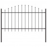 Ogrodzenie Ogrodowe 5 pcs Szary 170 x 140 cm