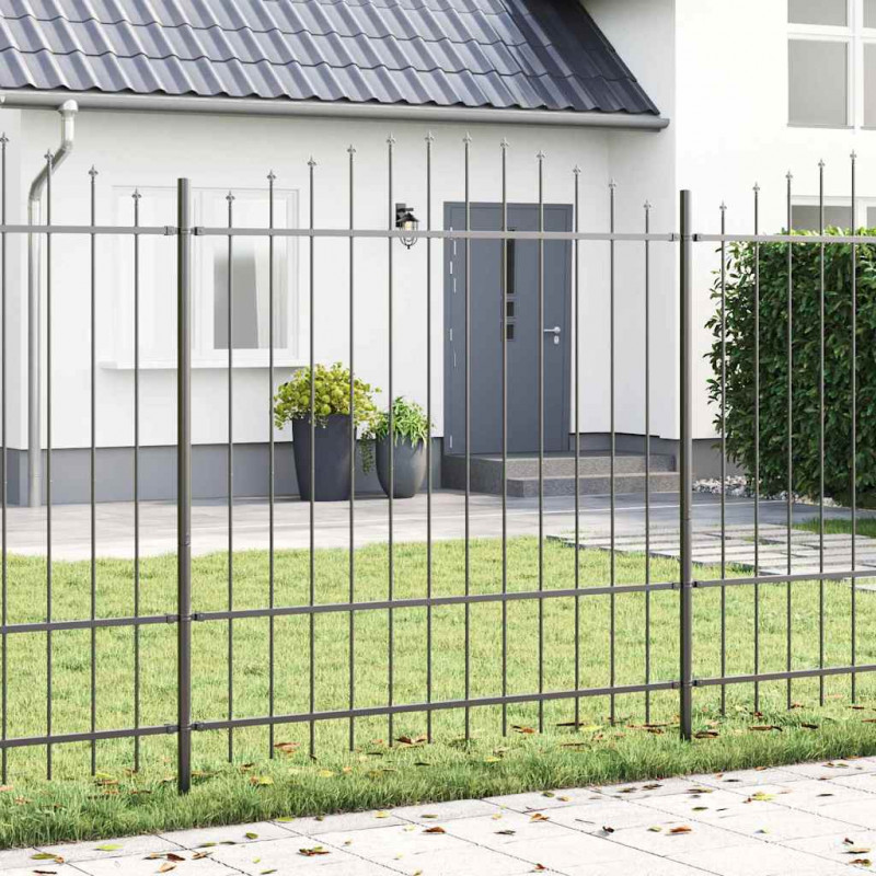 Ogrodzenie Ogrodowe 5 pcs Szary 170 x 215 cm