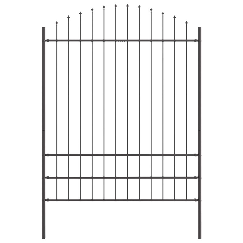 Ogrodzenie Ogrodowe 7 pcs Szary 170 x 225 cm