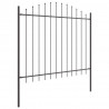 Ogrodzenie Ogrodowe 8 pcs Szary 170 x 190 cm