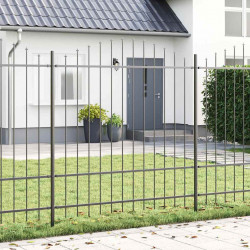 Ogrodzenie Ogrodowe 8 pcs Szary 170 x 215 cm