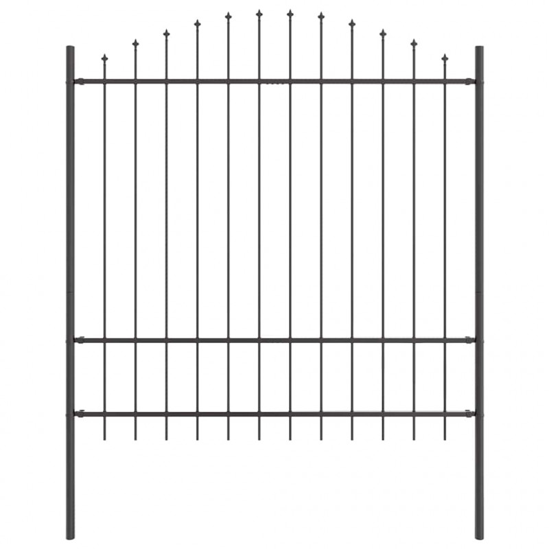 Ogrodzenie Ogrodowe 8 pcs Szary 170 x 215 cm