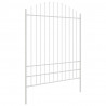 Ogrodzenie Ogrodowe 2 pcs Biały 170 x 225 cm
