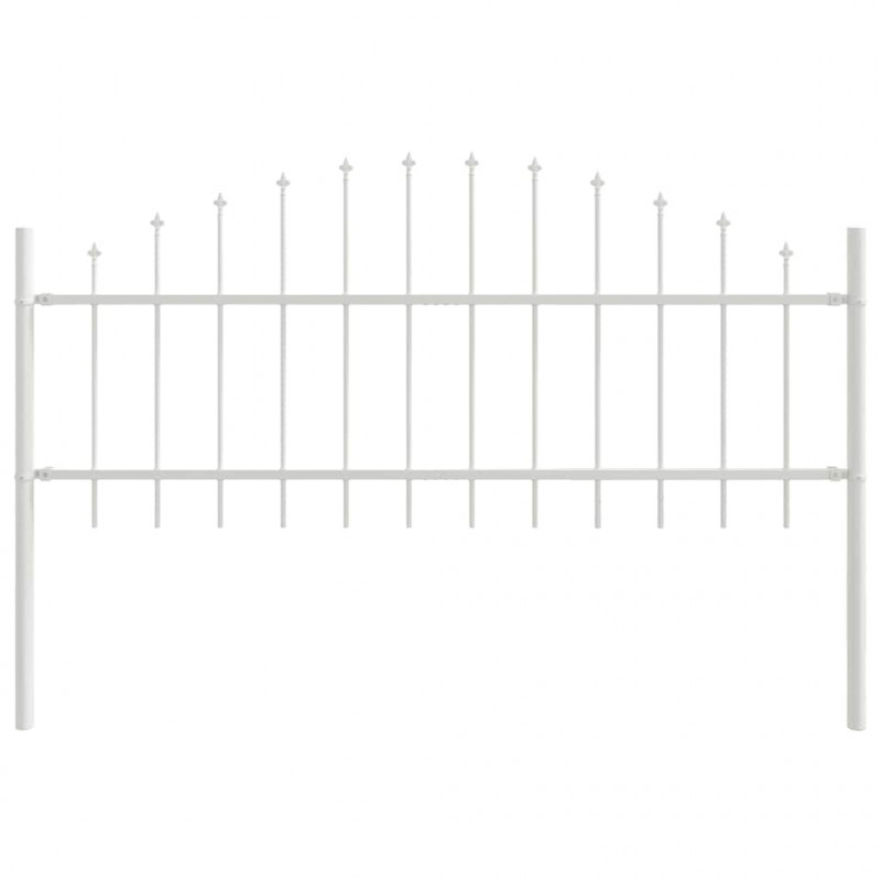 Ogrodzenie Ogrodowe 3 pcs Biały 170 x 140 cm