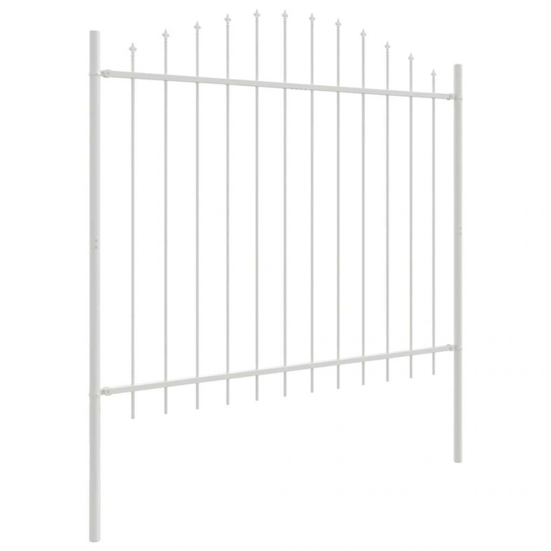 Ogrodzenie Ogrodowe 3 pcs Biały 170 x 190 cm