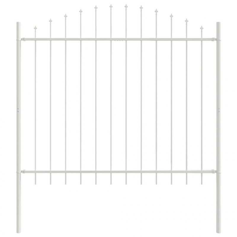 Ogrodzenie Ogrodowe 3 pcs Biały 170 x 190 cm