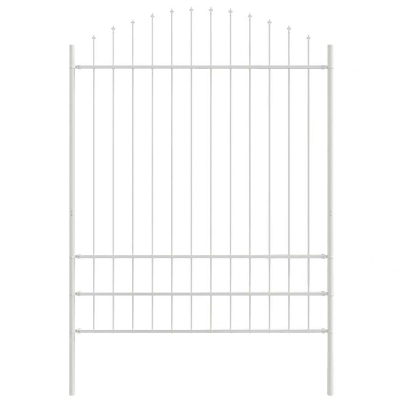 Ogrodzenie Ogrodowe 3 pcs Biały 170 x 225 cm