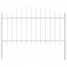 Ogrodzenie Ogrodowe 4 pcs Biały 170 x 140 cm