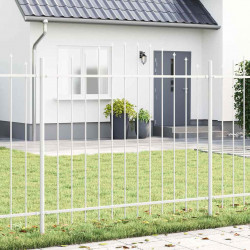 Ogrodzenie Ogrodowe 4 pcs Biały 170 x 165 cm