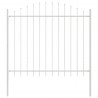 Ogrodzenie Ogrodowe 4 pcs Biały 170 x 165 cm