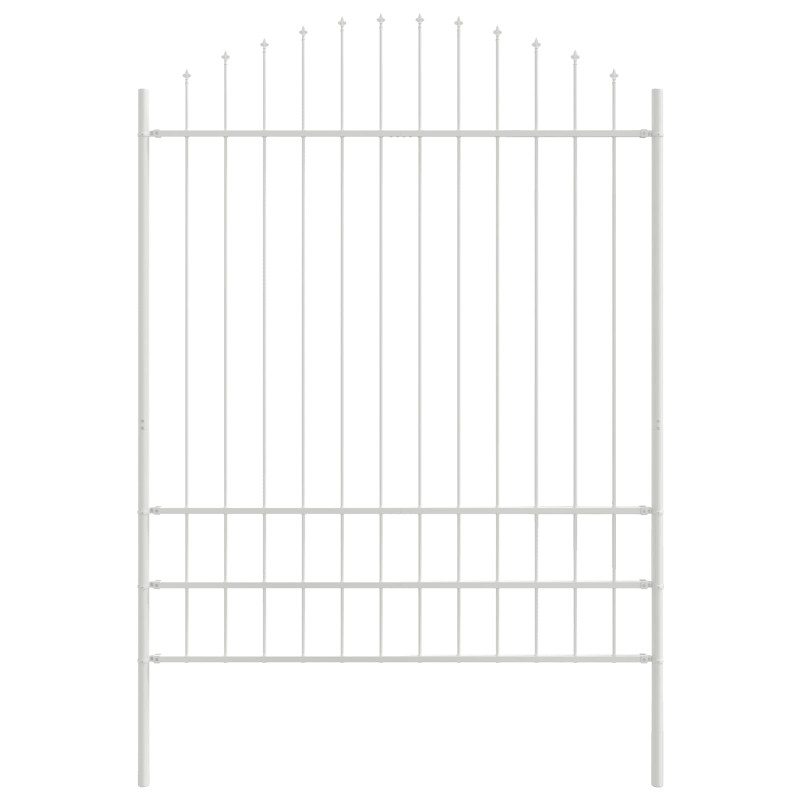 Ogrodzenie Ogrodowe 5 pcs Biały 170 x 225 cm