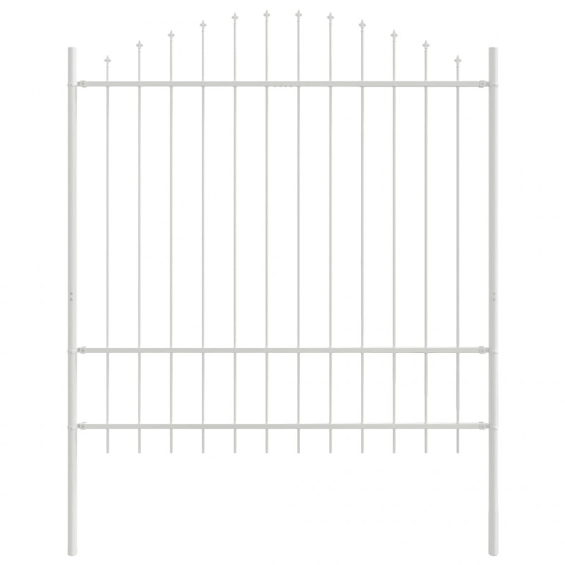 Ogrodzenie Ogrodowe 6 pcs Biały 170 x 215 cm