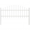 Ogrodzenie Ogrodowe 7 pcs Biały 170 x 140 cm