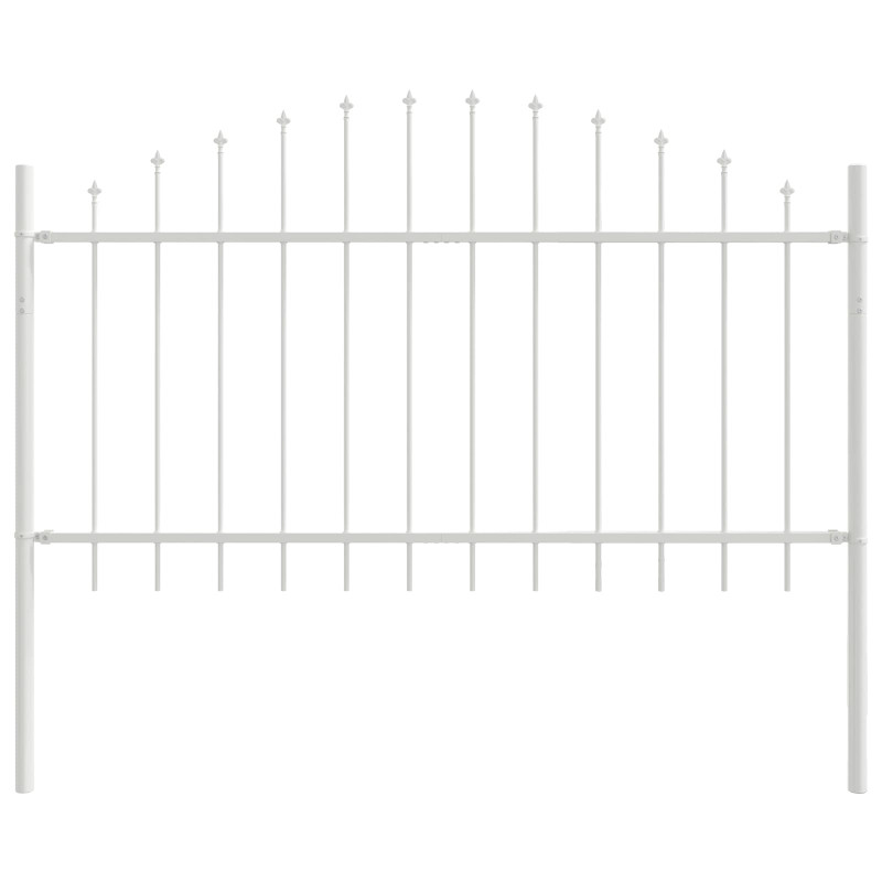 Ogrodzenie Ogrodowe 7 pcs Biały 170 x 140 cm