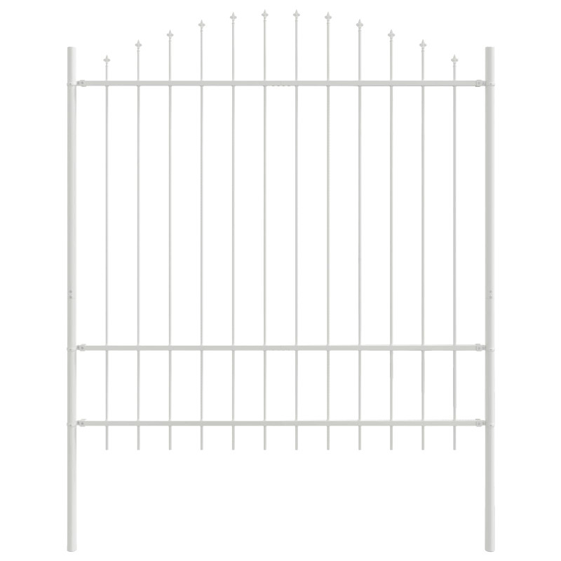 Ogrodzenie Ogrodowe 7 pcs Biały 170 x 215 cm