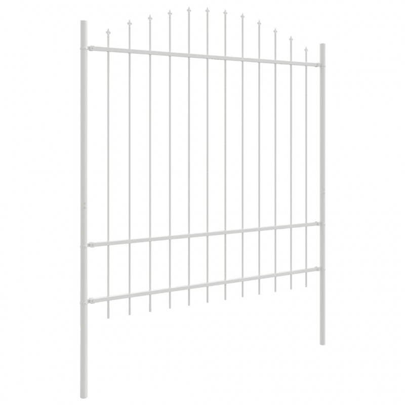 Ogrodzenie Ogrodowe 7 pcs Biały 170 x 215 cm