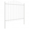 Ogrodzenie Ogrodowe 8 pcs Biały 170 x 165 cm