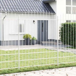 Ogrodzenie Ogrodowe 8 pcs Biały 170 x 225 cm