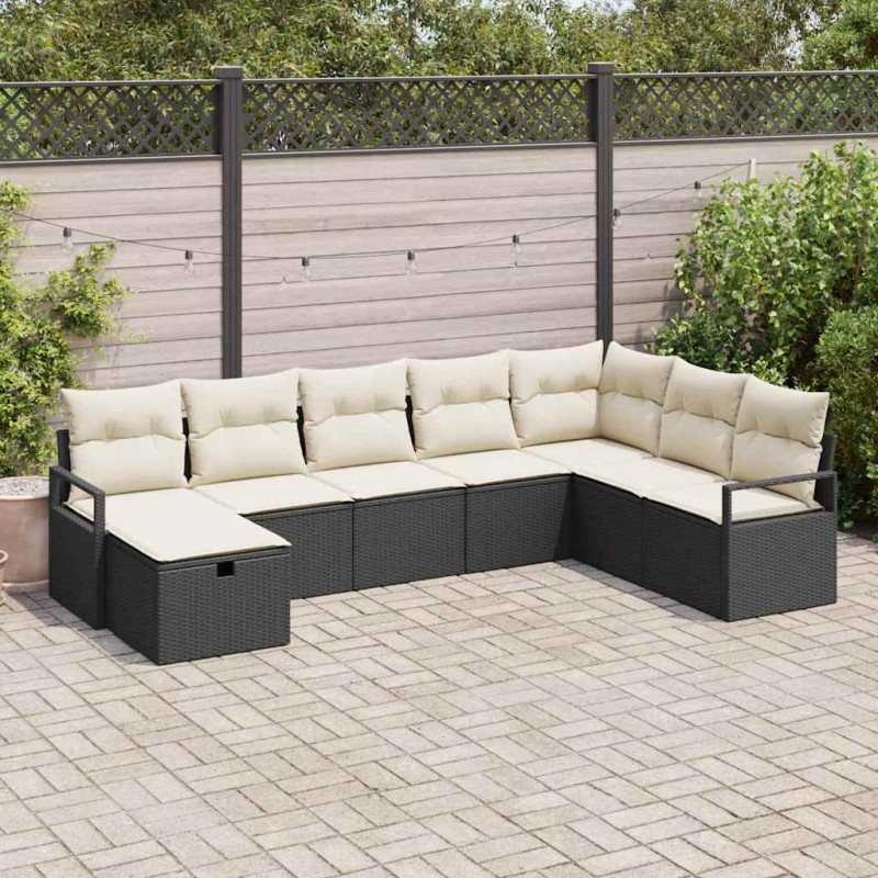 Zestaw Sof z poduszką 5 pcs polirattan