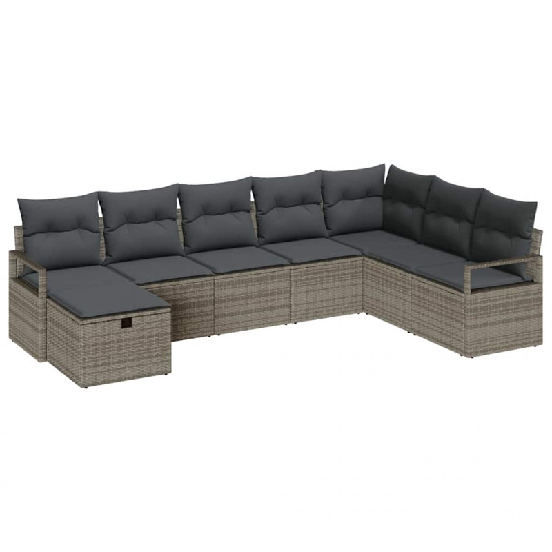 Zestaw Sof z poduszką 5 pcs polirattan