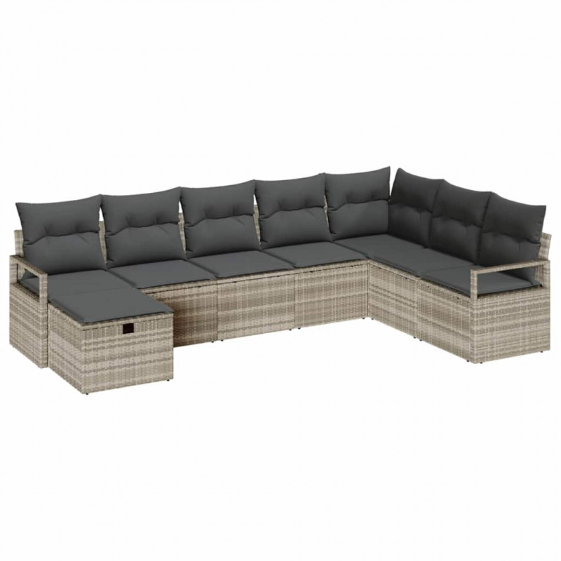 Zestaw Sof z poduszką 6 pcs polirattan