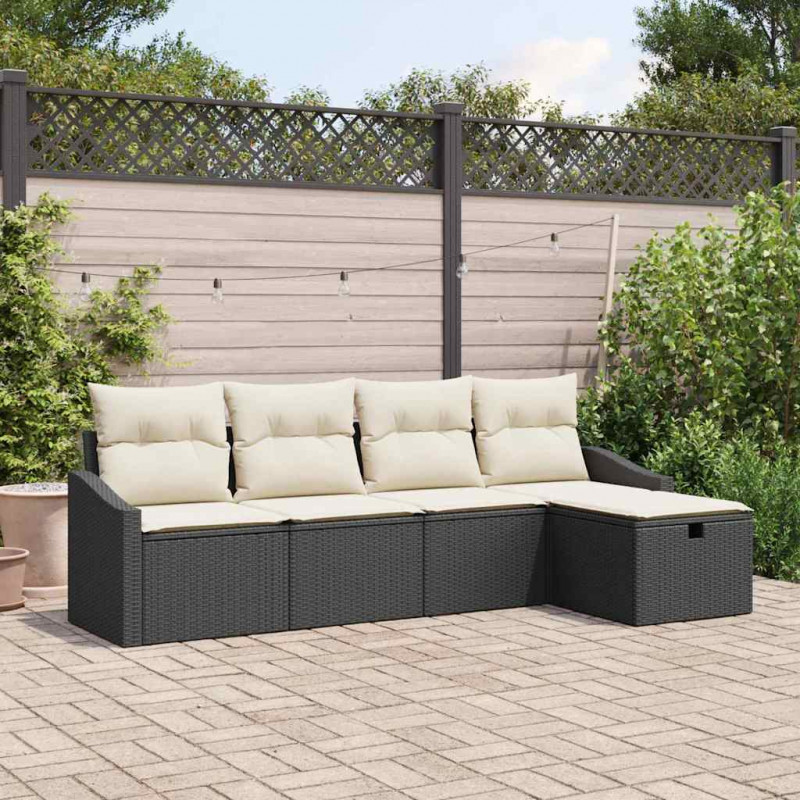 Zestaw Sof z poduszką 6 pcs polirattan