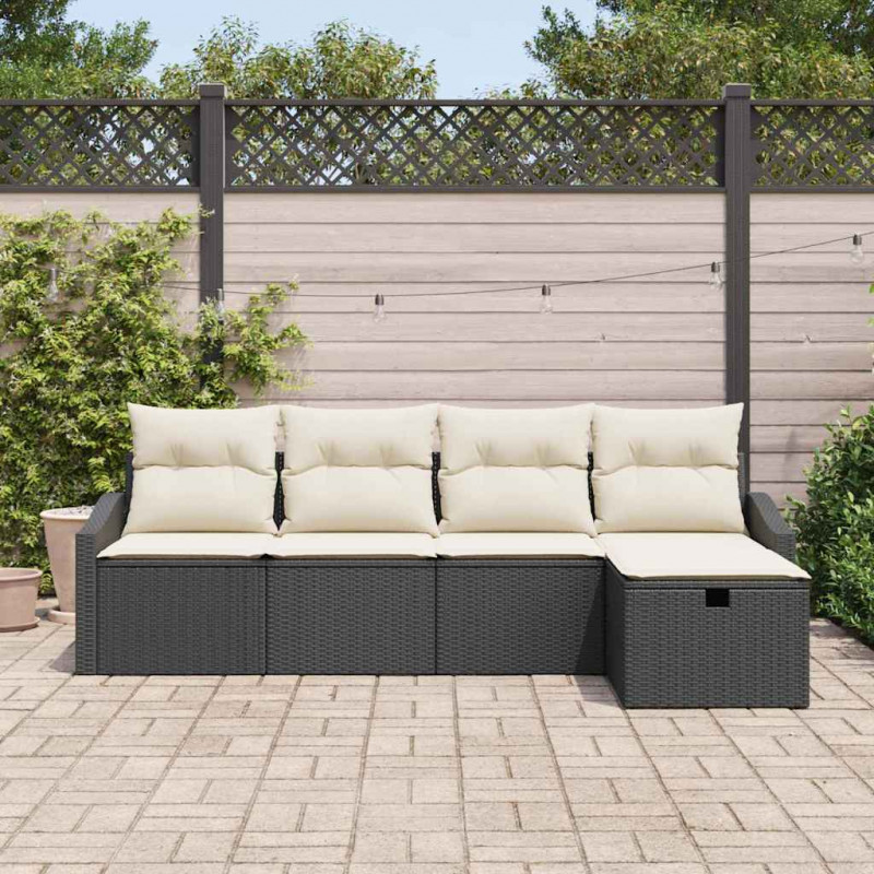 Zestaw Sof z poduszką 6 pcs polirattan