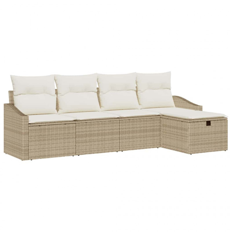 Zestaw Sof z poduszką 6 pcs polirattan
