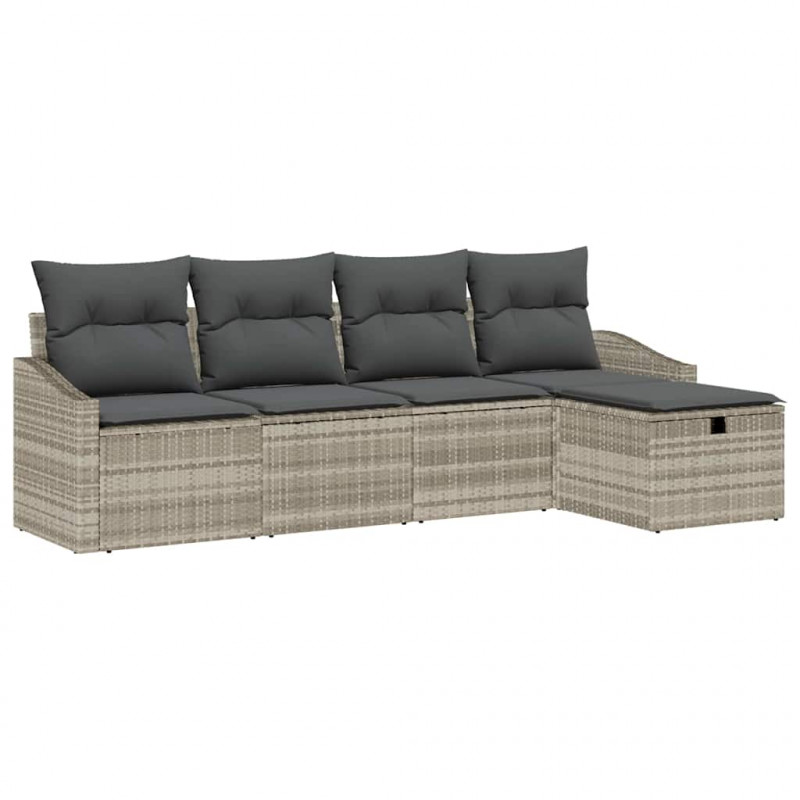 Zestaw Sof z poduszką 6 pcs polirattan