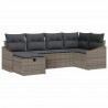 Zestaw Sof z poduszką 7 pcs polirattan