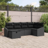 Zestaw Sof z poduszką 7 pcs polirattan