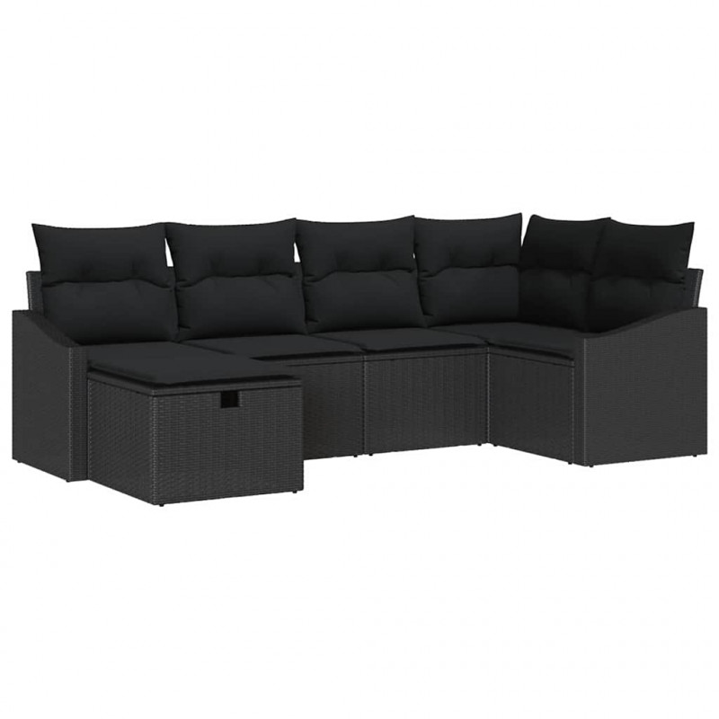 Zestaw Sof z poduszką 7 pcs polirattan