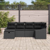 Zestaw Sof z poduszką 7 pcs polirattan