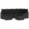 Zestaw Sof z poduszką 7 pcs polirattan