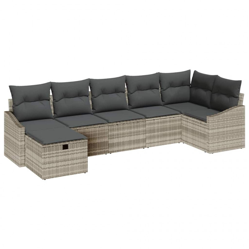 Zestaw Sof z poduszką 8 pcs polirattan
