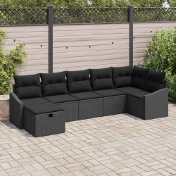Zestaw Sof z poduszką 7 pcs polirattan