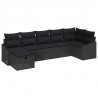 Zestaw Sof z poduszką 7 pcs polirattan