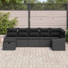 Zestaw Sof z poduszką 7 pcs polirattan