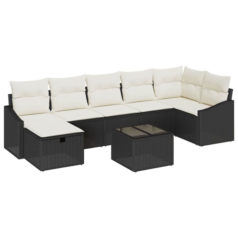 Zestaw Sof z poduszką 7 pcs polirattan