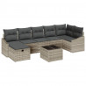Zestaw Sof z poduszką 8 pcs polirattan