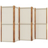 Parawan 5-panelowy, jasnoszary, 350x180 cm