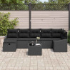 Zestaw Sof z poduszką 8 pcs polirattan