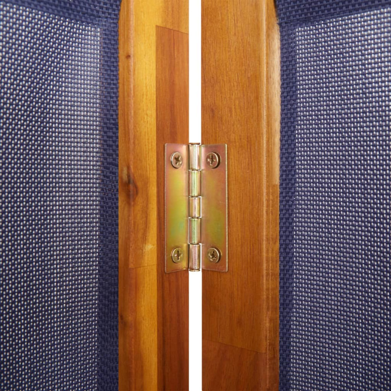Parawan 6-panelowy, ciemnoniebieski, 420x180 cm