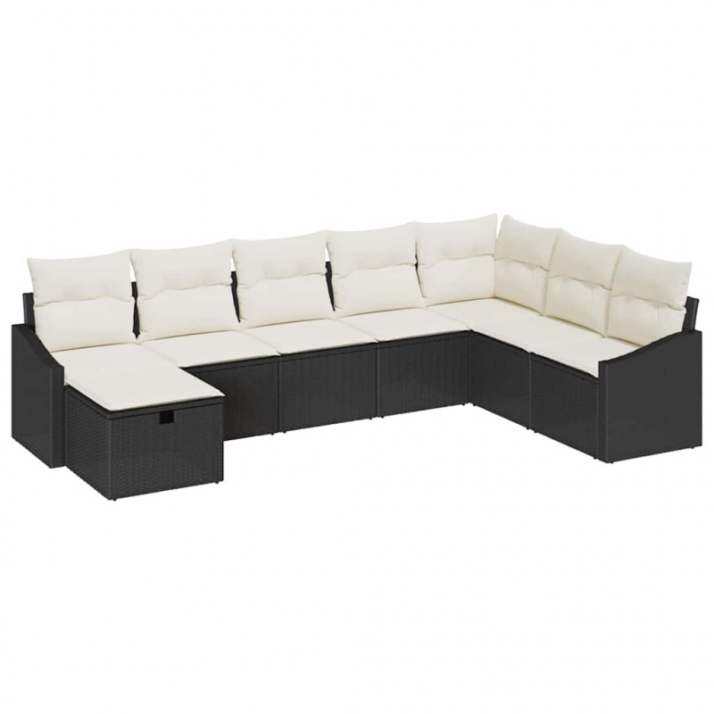 Zestaw Sof z poduszką 9 pcs polirattan
